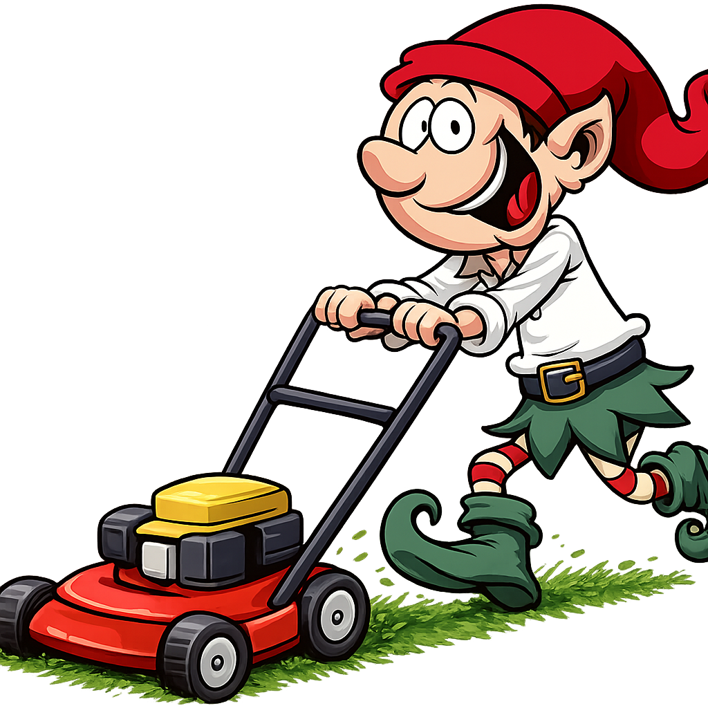 JJ's Elves Landscape Company Logo